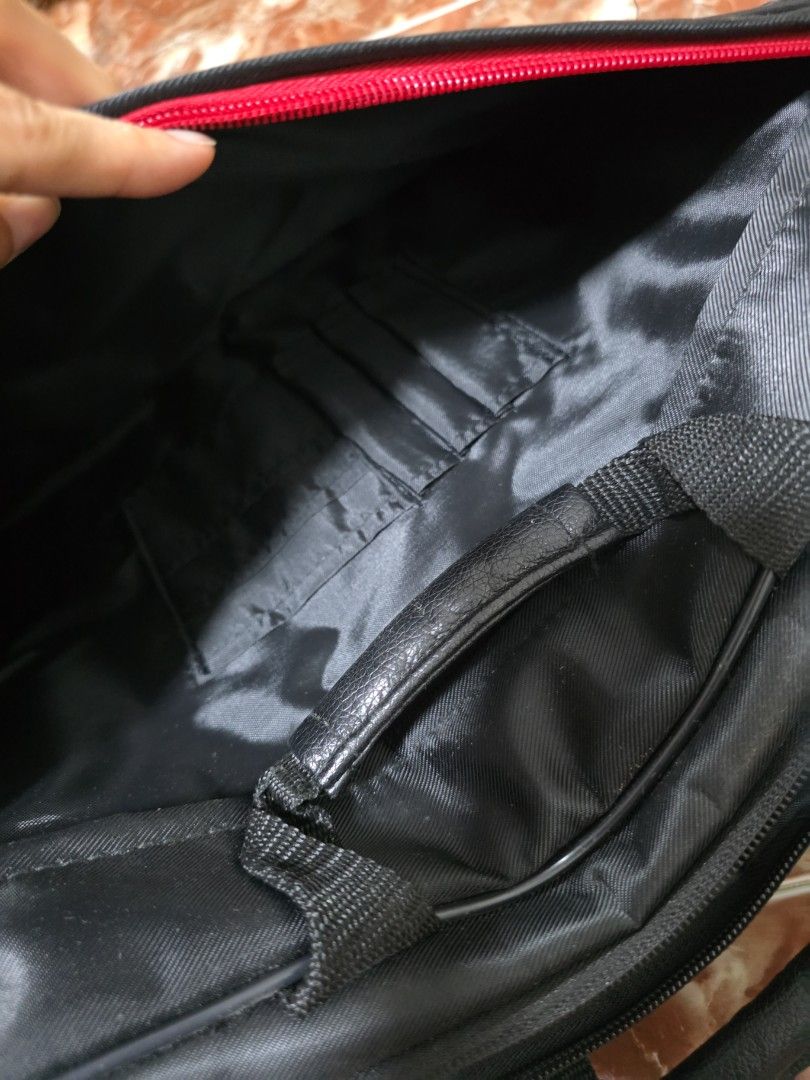 Black Laptop Bag with Red Zipper485603596242800642