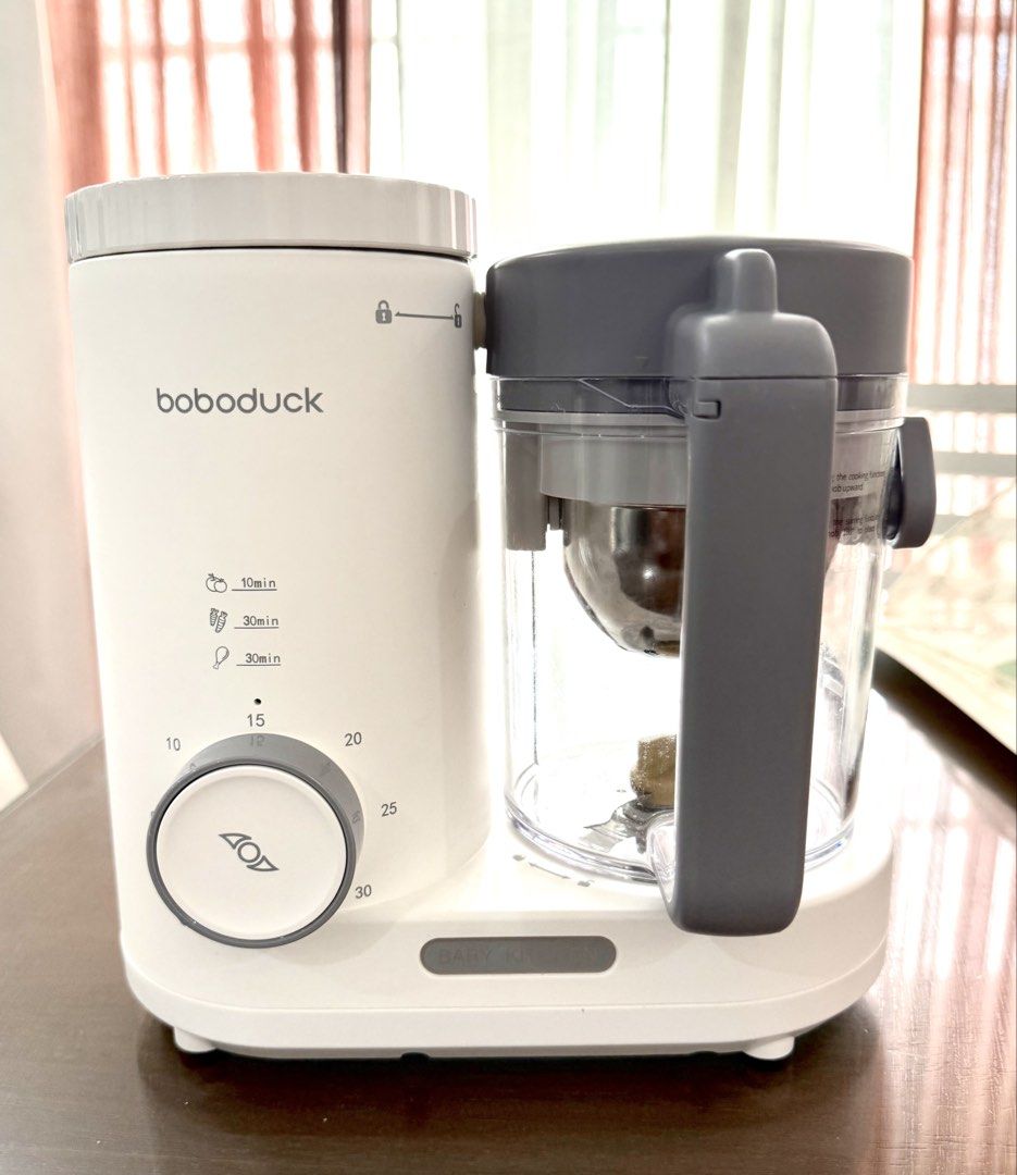 Boboduck Baby food processor (Category: Weaning & Toddler Feeding) located in Caloocan City. Submitted by jjvill (Listing ID 1427218544, Image 1). Description: * Like new condition * With box and complete accessories * Steam and blend function .