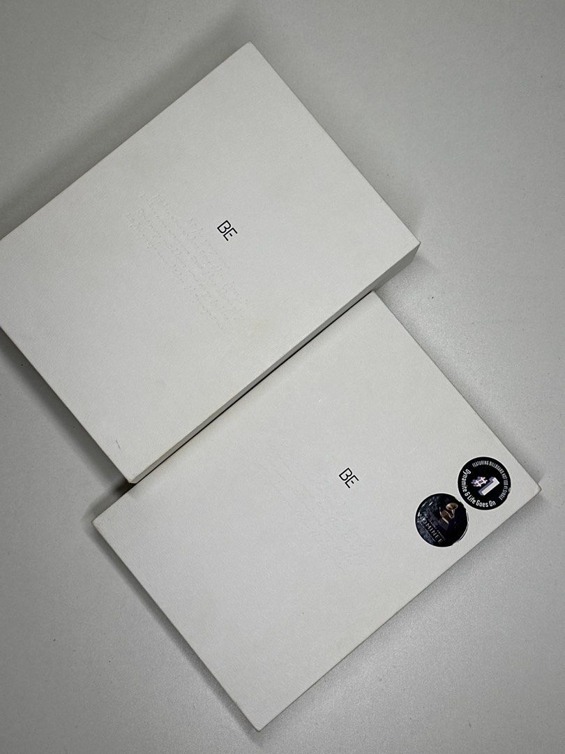 BTS ALBUM BE ESSENTIAL & DELUXE EDITION (Category: CDs & DVDs) located in Las Pinas. Submitted by d.loves (Listing ID 1427252880, Image 1). Description: for sale | wts lfb bts albums | be 'essential' edition, with rpc: ₱600 'essential' edition, no rpc: ₱400 'deluxe' edition: ₱1,000 take both, with rpc: ₱1,500 take both, no rpc: ₱1,300 editions: - essential - deluxe 'essential' edition inclusions: - photo book - cd - 7 photocards - 1 random photoc