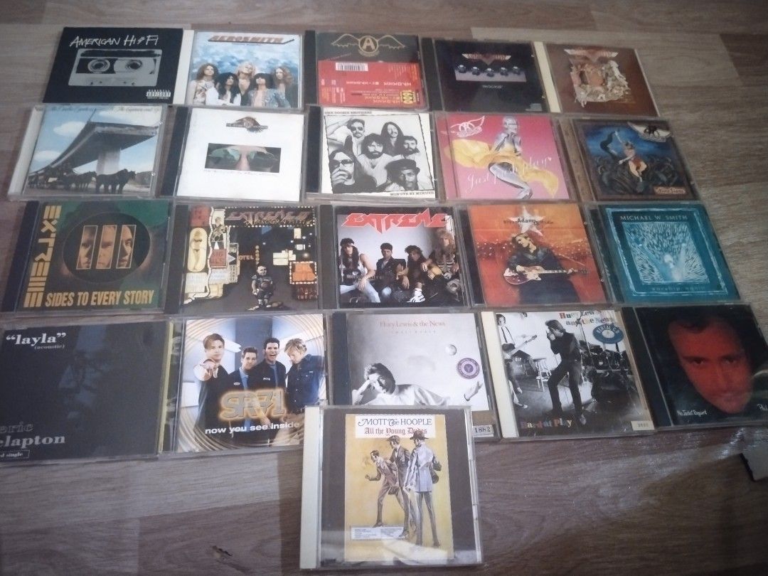 CDs for sale. Free shipping fee! (Category: CDs & DVDs) located in Cavite. Submitted by pszzz (Listing ID 1427234445, Image 3). Description: Sold as set. Fixed price. Free shipping fee! Bawal sa buraot at maarte. Majority are Japan press with OBI and bonus tracks Paul McCartney Megadeth Def Leppard Blink 182 Sum 41 Doobie brothers Eric Clapton Foo Fighters Linkin Park Hall & Oates Mott the Hoople Huey lewis Aerosmith Phil Collins SR 71 Extreme Br