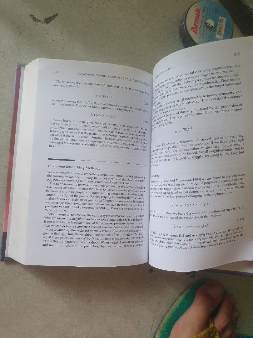Computational Statistics Handbook with MATLAB (Category: Textbooks) located in San Pablo. Submitted by happyflower_4a9f30 (Listing ID 1427183530, Image 3). Description: Book is the second edition of the Computational Statistics Handbook with MATLAB. It is part of the Computer Science and Data Analysis Series. The authors are Wendy L. Martinez and Angel R. Martinez. The book covers various topics related to computational statistics and data analys