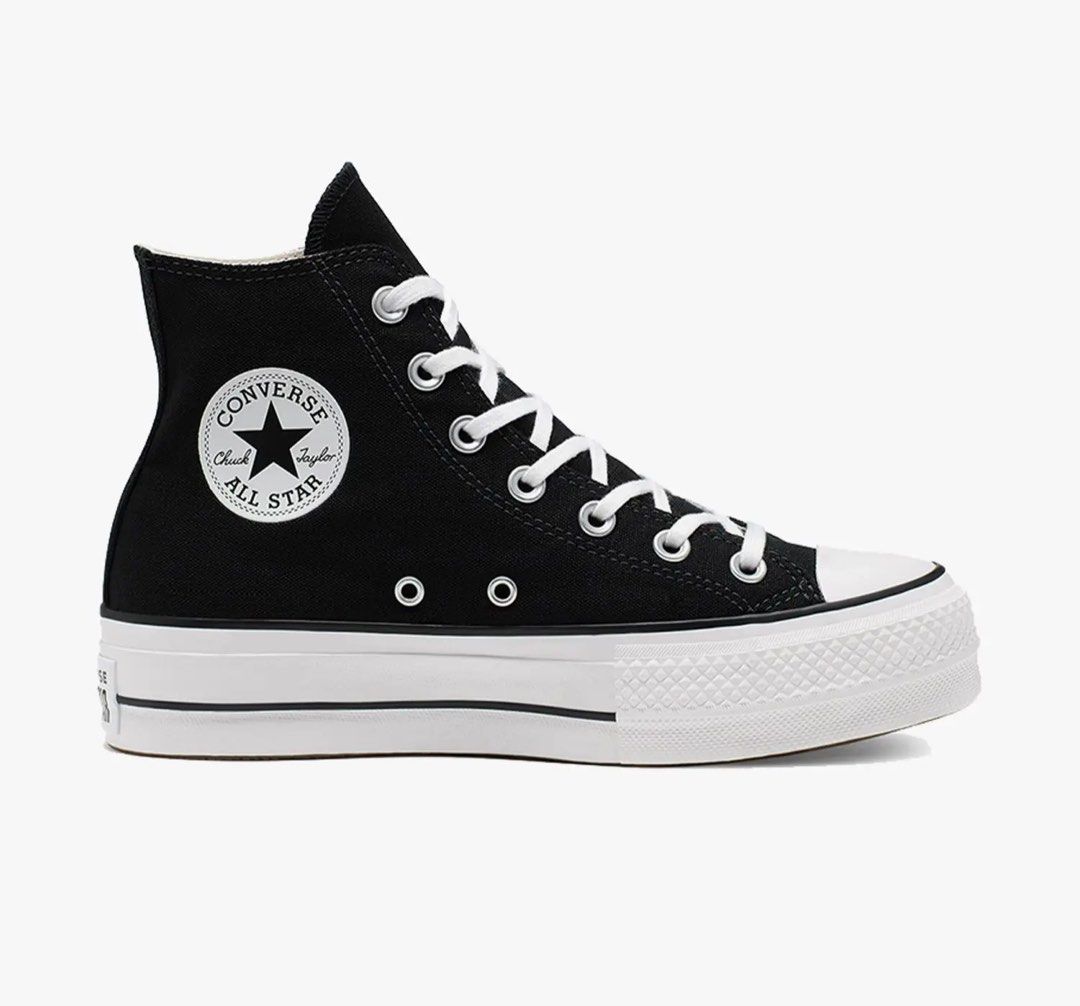 Converse Chuck Taylor All Star Lift (Category: Sneakers) located in Rizal. Submitted by issayrivera (Listing ID 1427180792, Image 3). Description: Converse platform Brand new and 💯% authentic Size US 7.5 women - 24.5 cm Actual price: 3995 Selling it low for 2500.