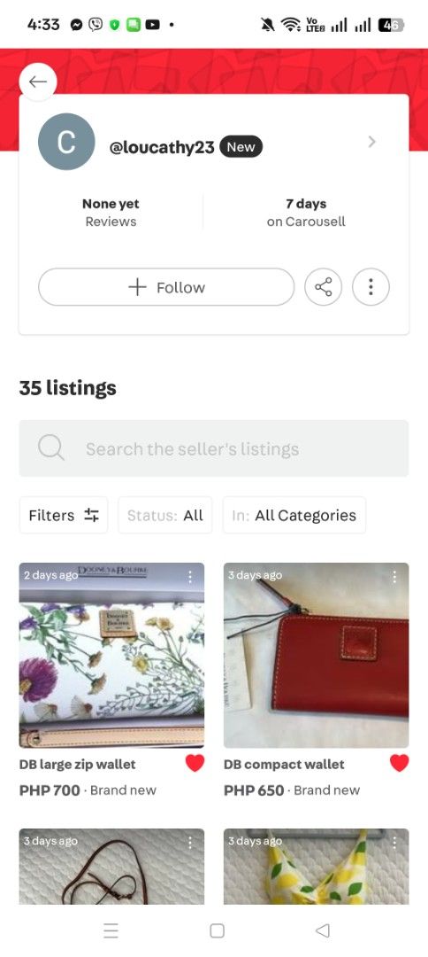 Scammer Alert (Category: Luxury Bags & Wallets) located in Quezon City. Submitted by quickstorm.2719d3 (Listing ID 1427228436, Image 1). Description: Scammer po ito.