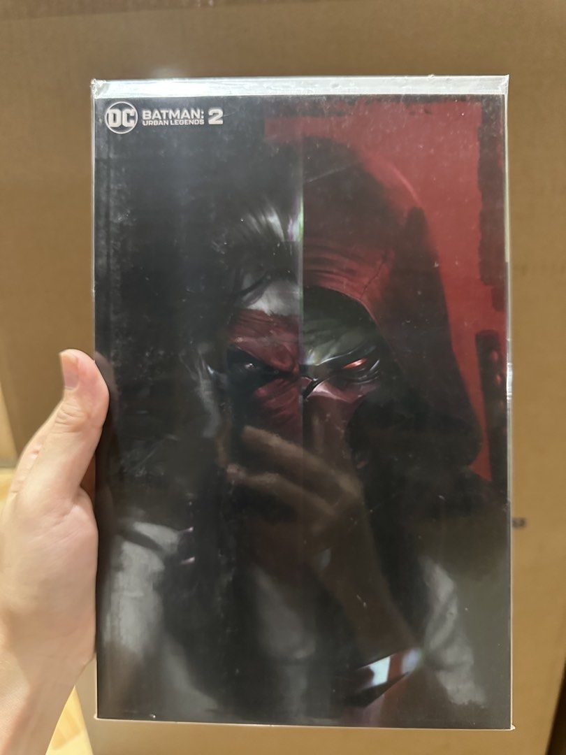DC Batman: Urban Legends #2 Comic Book (Category: Comics & Manga) located in Binan City. Submitted by elf.0000 (Listing ID 1427220870, Image 1). Description: Batman: Urban Legends #2 comic book. Features the DC logo and the number 2. The cover art features a split image of Batman and Red Hood. The comic book is sealed in a protective plastic sleeve. P600.00 plus sf In VF condition Payment via gcash Ship thru j&t.
