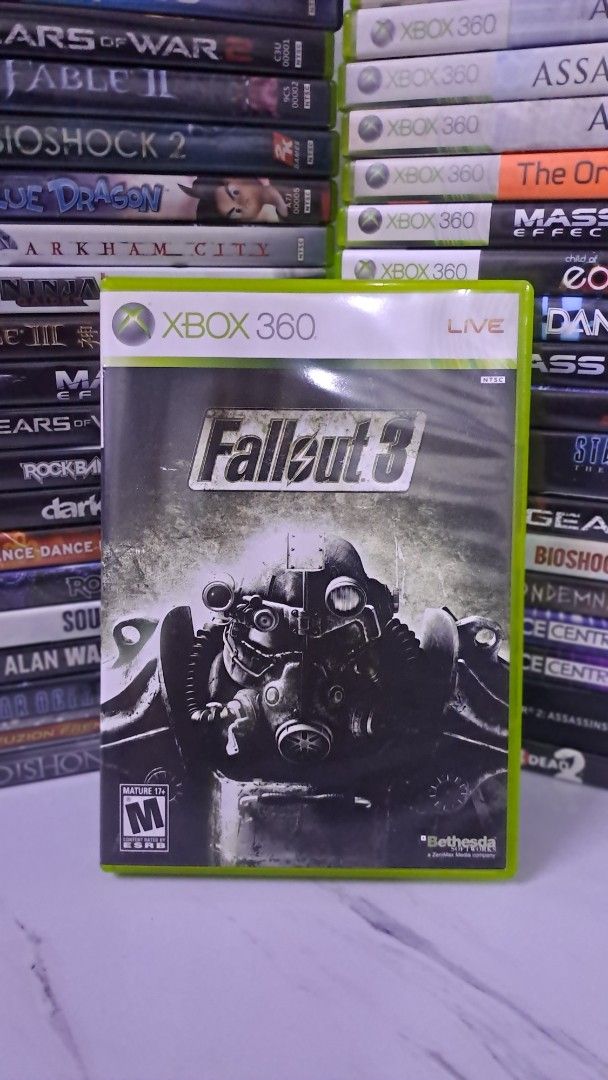 Fallout 3 - Xbox 360 (Category: Xbox) located in Muntinlupa City. Submitted by echo.066 (Listing ID 1427169736, Image 1). Description: FOR SALE XBOX 360 CD GAME 700 PHP FALLOUT 3 NTSC MINT CONDITION AVAILABLE FOR DELIVERY VIA LALAMOVE AVAILABLE FOR SHIPPING VIA J&T EXPRESS MODE OF PAYMENT : BANK / GCASH / MAYA Check my PROFILE for more CDs MUSIC / GAMES / MOVIE MUNTINLUPA CITY LOCATION .