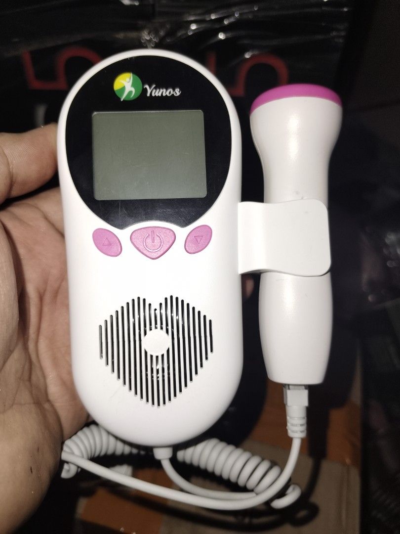 Fetal Doppler (Category: Baby Monitors) located in Pasay City. Submitted by mancave07 (Listing ID 1427276858, Image 1). Description: - Yunos Fetal Doppler - Digital display - Easy to use - Allows you to listen to your baby's heartbeat - Bawas gamit.
