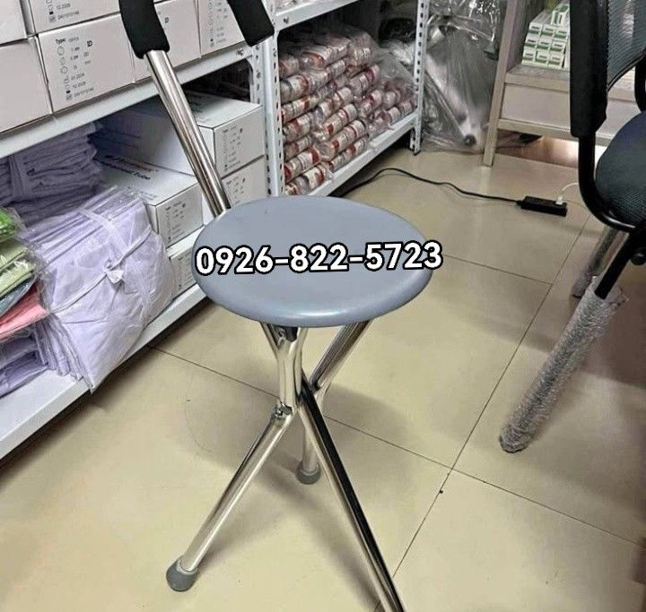 Folding Cane Seat cane (Category: Braces, Support & Protection) located in Manila. Submitted by joy63057743416 (Listing ID 1427311999, Image 1). Description: we accept bulk orders brandnew affordable onhand negotiable good quality and condition open for pick up and delivery high quality we also sell many medical supplies call me 09268225723 cod,gcash,bank transfer lifetime time free service.
