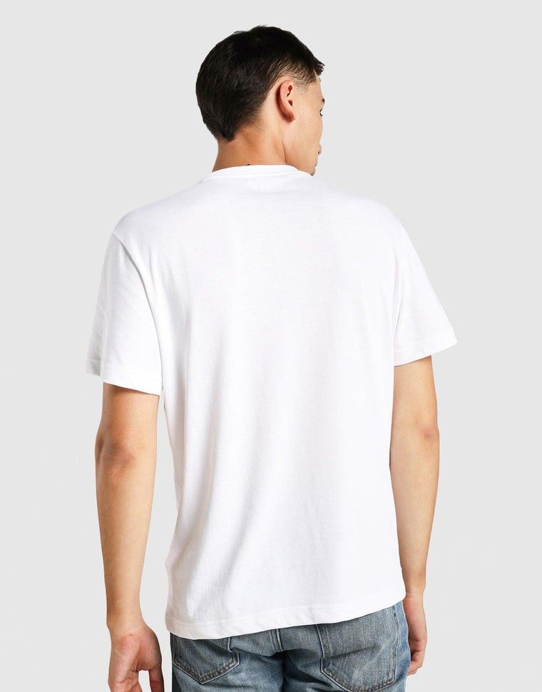 FREE SHIPPING EXCLUSIVE Lacoste White T-Shirt (Category: Tshirts & Polo Shirts ) located in Quezon City. Submitted by wcfhomeandoffice (Listing ID 1427312826, Image 3). Description: This cotton blend jersey T-shirt features a classic crew neck and short sleeves for everyday comfort, finished with a front silicone logo patch for a sleek, sporty touch. Care & Material: 65% cotton, 35% polyester Colour: White.
