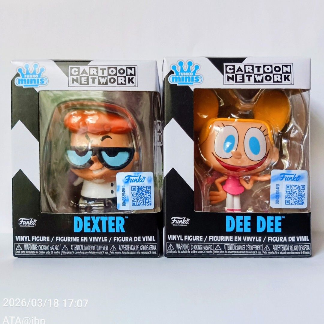 Funko Minis CN Dexter's Laboratory DEXTER + DEE DEE Vynil Static Figure Bundle (Category: Designer & Blind Box Toys) located in Paranaque City. Submitted by AirplanesTrainsAutomobilesATBP (Listing ID 1425980269, Image 2). Description: Want to see more of my listings? Just click my username above.☝️ DESCRIPTION: > ITEM: Funko Minis Cartoon Network Dexter's Laboratory DEXTER and DEE DEE Vynil Static Figures. Dee Dee measures approximately 3" in hei