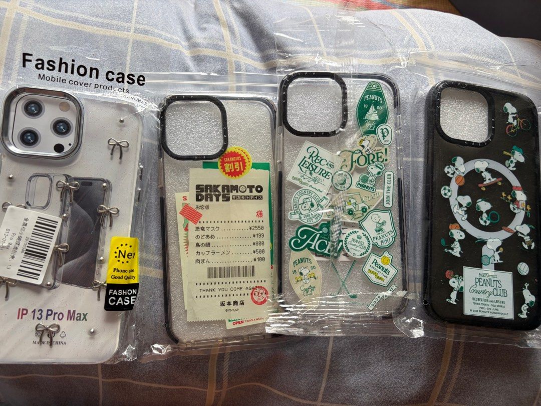 iphone 13 pro max cases (Category: Cases & Sleeves) located in Manila. Submitted by rkivebudolz (Listing ID 1427171907, Image 3). Description: condition: - good as new - some are not use at all - not use more than 2 months - bought it on 🍊 app for 700+ no more tawad po, 700+ bili ko (can give ss) rfs: upgraded phone to 17.