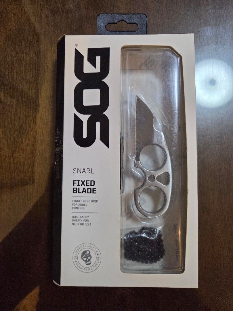 Knife Original Authentic (Category: Hiking & Camping) located in Santa Rosa. Submitted by blackxtarzero (Listing ID 1394992025, Image 3). Description: Original Knifes for Sale per Piece or take All ( Collection Knife not used) -SOG Snarl Fixed Bl@de With box 3000 -CRKT Delineation Folding Kn!fe With Box and Manuals 3000 *Take All Items 5500k Meetup Laguna Lalamove + Shipping Fee.