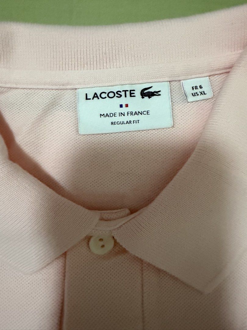 Lacoste Mens Polo (Category: Tshirts & Polo Shirts ) located in Pasig City. Submitted by fancytracy (Listing ID 1427284928, Image 3). Description: Lacoste Mens Polo Made in France Php 3950 (retails at Php 9250 in store) Size 6/XL.