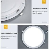 LED Panel Light - Recessed & Surface Type (square & round) (Category: Lighting) located in Manila. Submitted by newhannah.11011991 (Listing ID 1427278466, Image 3). Description: LED RECESSED PANEL LIGHT Type: Recessed (embedded / pin light) Shape: Round / Square Wattage: 3W / 6W / 9W / 12W / 15W / 18W / 24W Light Color: Warm White / Cool White / Daylight / 3-Color Material: Aluminum + PC diffuser Installation: Spring clip (ceiling cut required) V