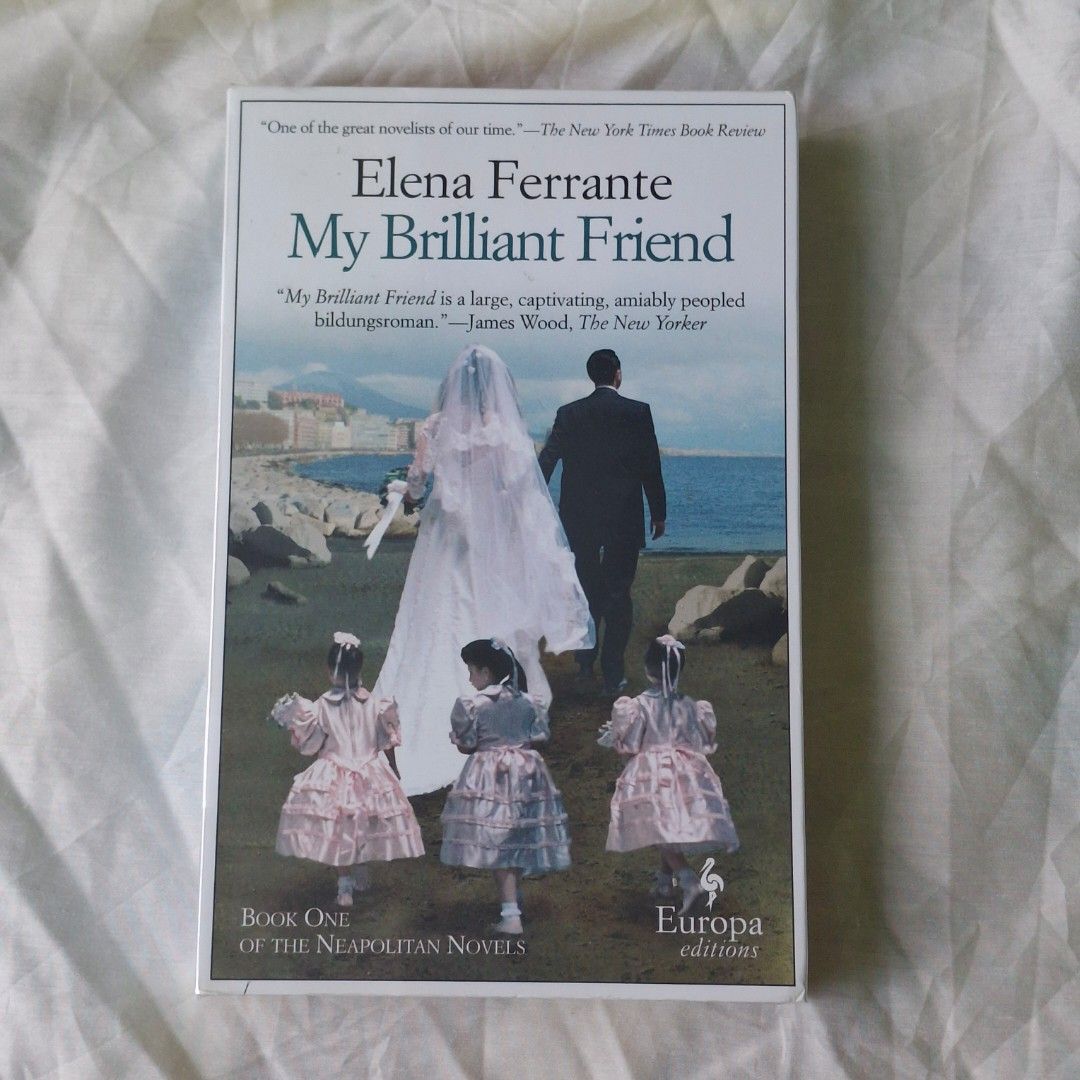 My Brilliant Friend by Elena Ferrante (Category: Storybooks) located in Mariveles. Submitted by elarese (Listing ID 1427229999, Image 1). Description: - selling my brilliant friend by elena ferrante for 490 pesos only! - authentic copy. with plastic cover. like new. never read. - see picture for condition of book - mop: gcash / mod: jnt - loc: mariveles, bataan.