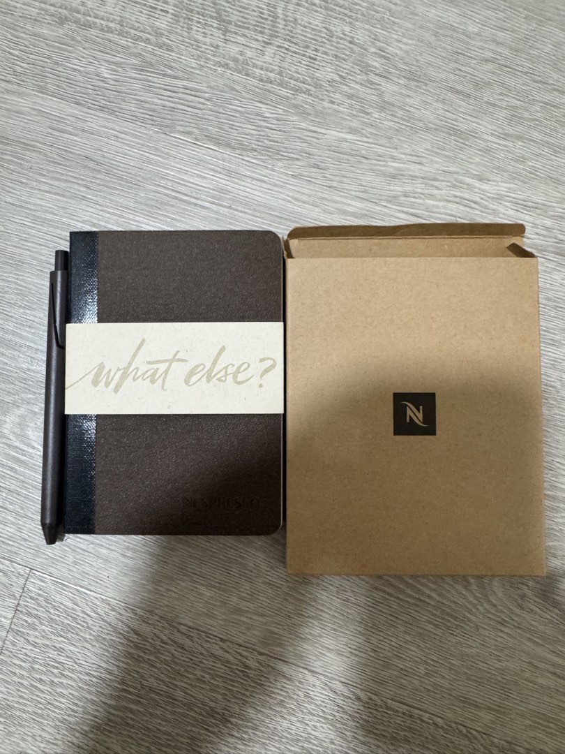 Nespresso Notebook with Pen, Hobbies & Toys, Stationery & Craft ...