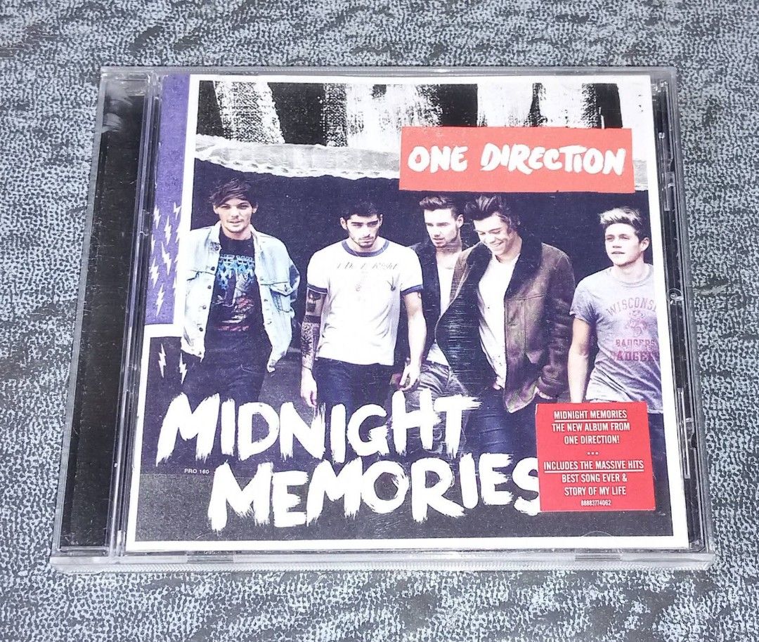 ONE DIRECTION CD (Category: CDs & DVDs) located in Talavera. Submitted by thalifan46 (Listing ID 1427159643, Image 2). Description: ONE DIRECTION CD •MIDNIGHT MEMORIES - P450 (EU) •FOUR - P400 (PHILIPPINES) SEALED.