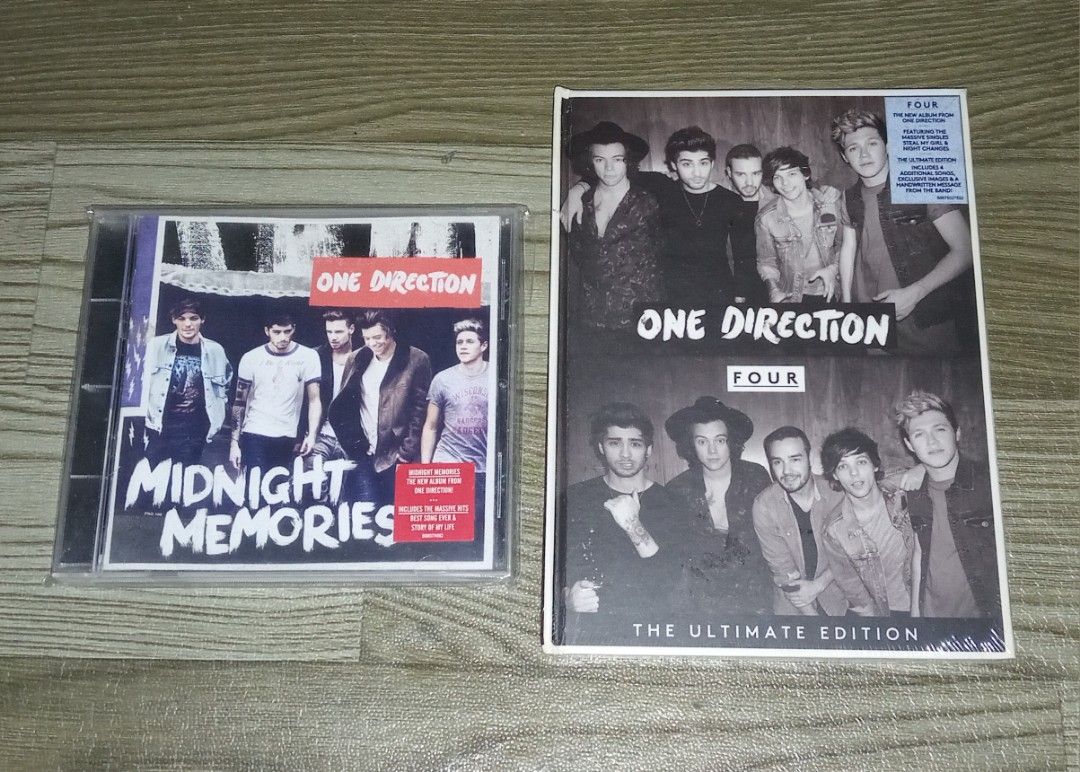 ONE DIRECTION CD (Category: CDs & DVDs) located in Talavera. Submitted by thalifan46 (Listing ID 1427159643, Image 1). Description: ONE DIRECTION CD •MIDNIGHT MEMORIES - P450 (EU) •FOUR - P400 (PHILIPPINES) SEALED.