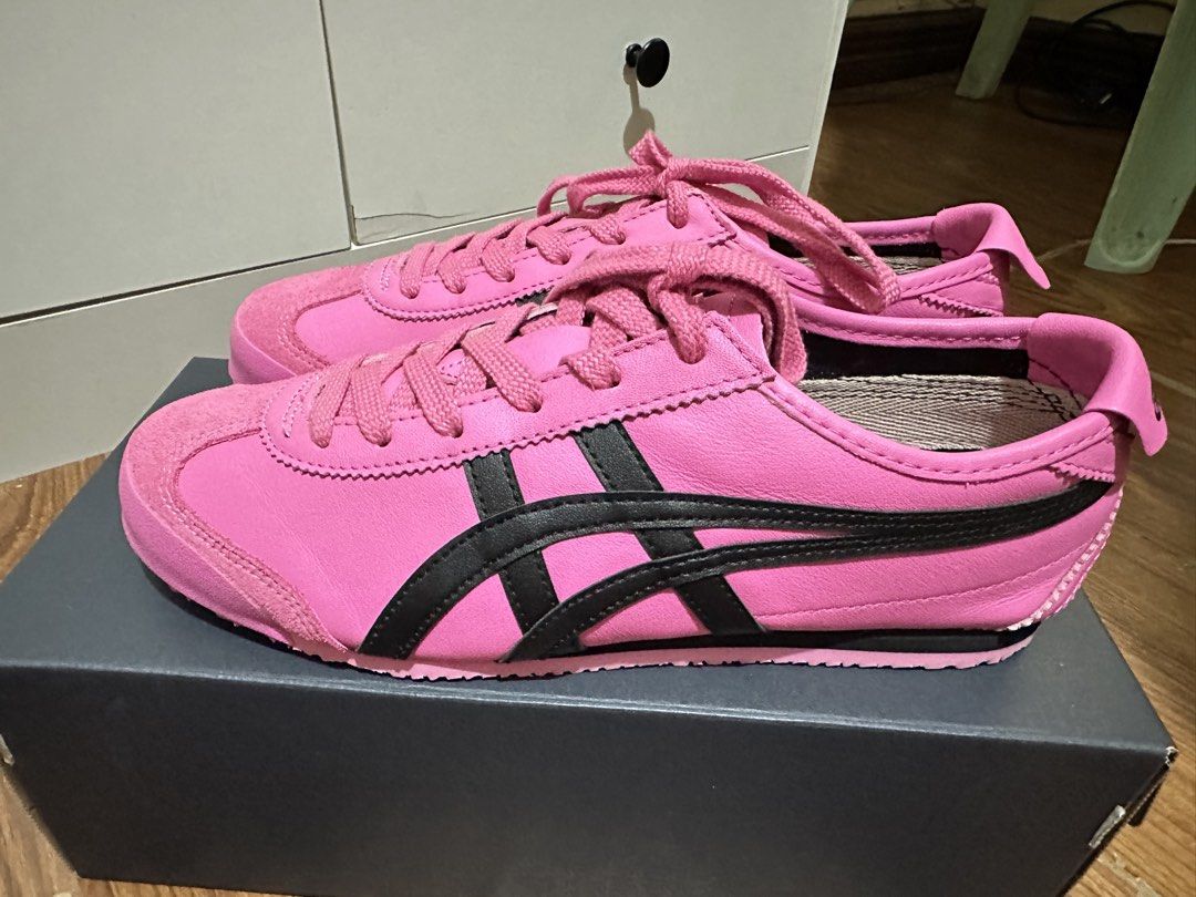 Onitsuka Tiger Mexico 66 Dragon Fruit/Black (Category: Sneakers) located in Rizal. Submitted by issayrivera (Listing ID 1427187810, Image 2). Description: 💯% authentic Used once Size: US WOMEN 8; UK 5.5 ; 25 cm Bought it for 7980 Selling it low.