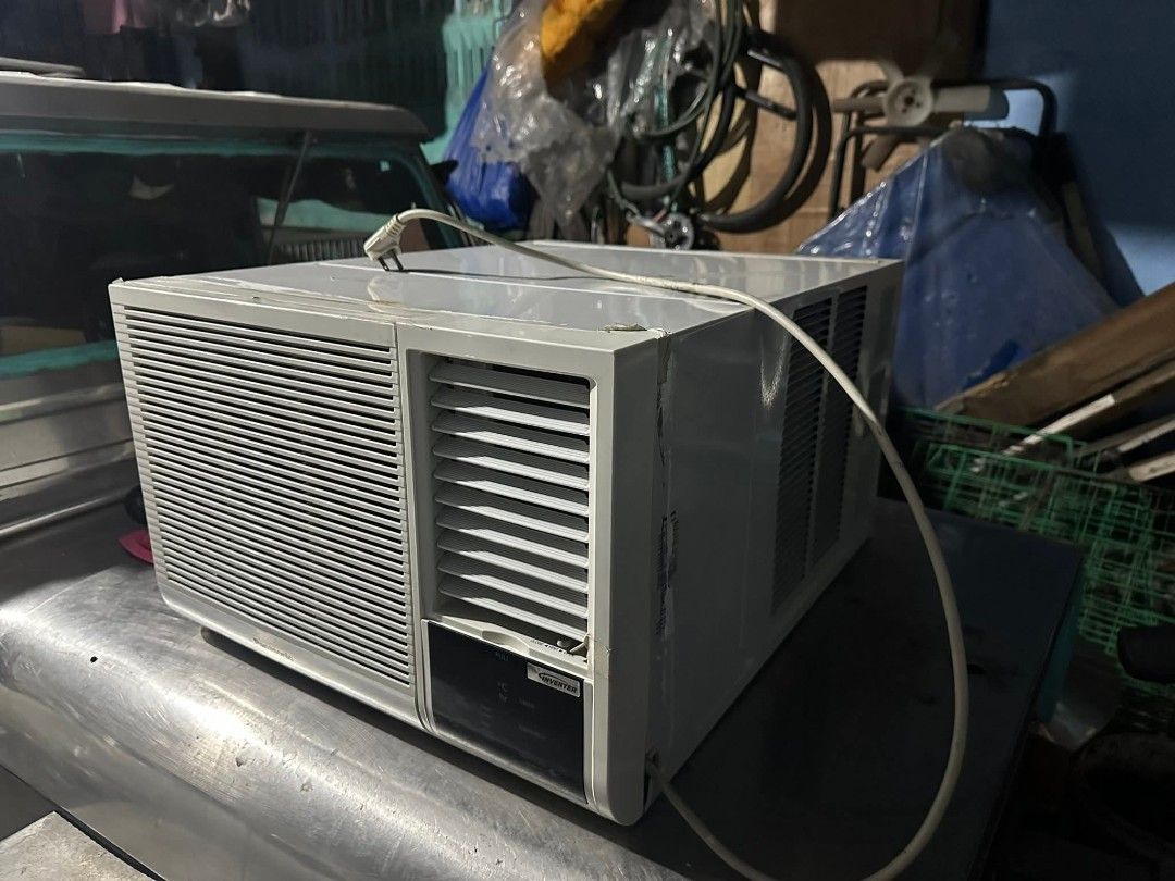 PANASONIC INVERTER AIRCON 1.5HP (Category: Air Conditioning and Heating) located in Cainta. Submitted by cellphone_moto (Listing ID 1427249173, Image 2). Description: panasonic inverter aircon 1.5hp no issues bagong linis pm me rfs di kasya sa butas sa nilipatan.