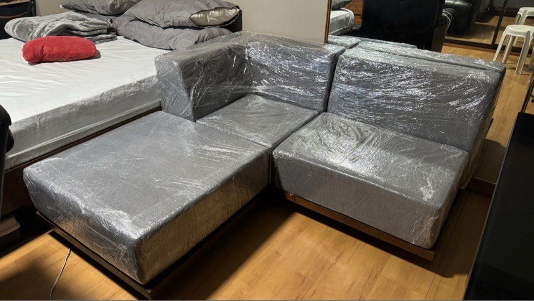 PHILUX L-Shaped Sofa (3-pc set) (Category: Sofas) located in Muntinlupa City. Submitted by saveearth.buy2ndhand (Listing ID 1427303608, Image 1). Description: PLEASE MAKE READING A HABIT. Original price: Php 135,000 Selling price: Php 15000 Brand: Philux Type: Home furniture Condition: 8/10 Flaws: NONE NO OTHER APP CHECKOUT. NO COD. NO RESERVATIONS. All pictures posted. Flaws stated. Rechecked before ship-out. Modes of payment: BPI QR Code and GC