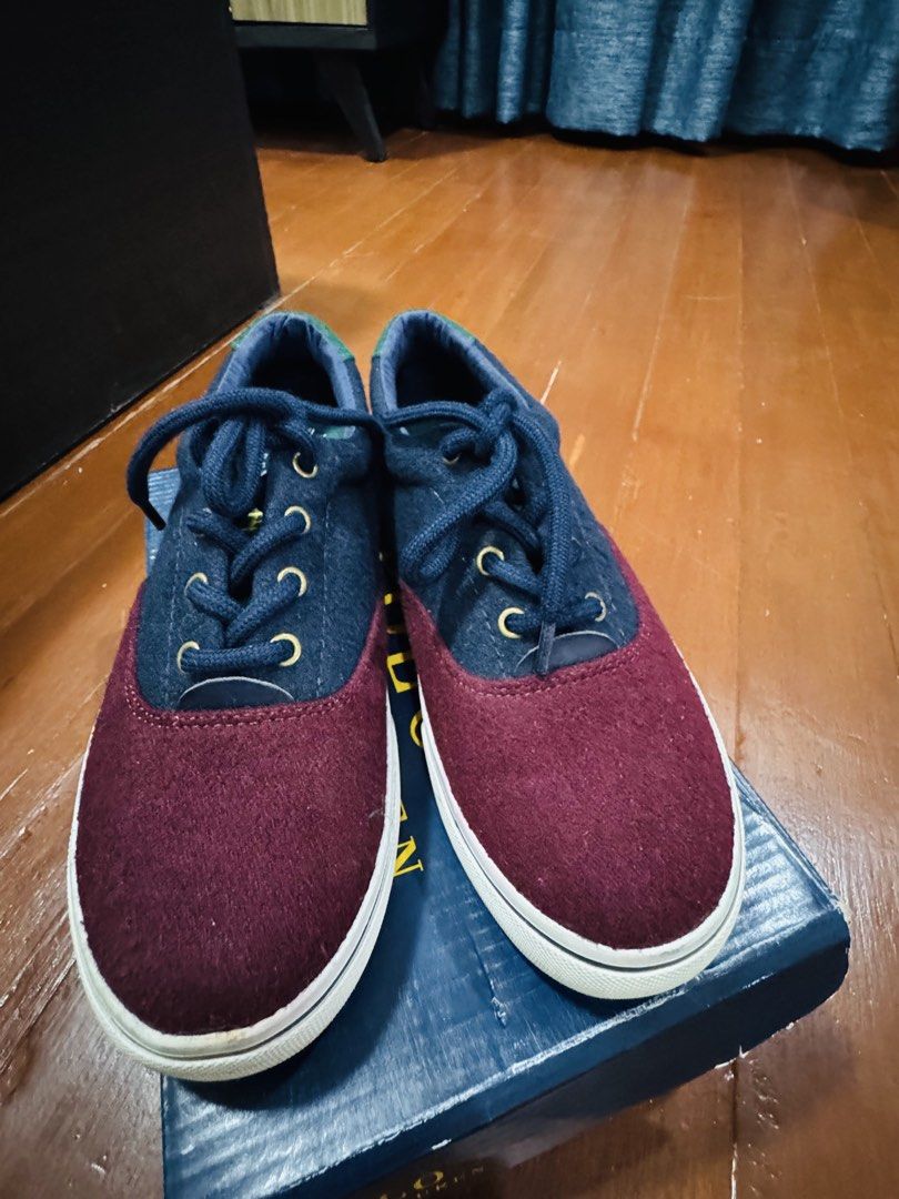 Ralph Lauren Shoes for boys (Category: Babies & Kids Fashion) located in Batangas. Submitted by GDW98 (Listing ID 1427242176, Image 2). Description: Brand: Ralph Lauren Condition: Brand new never been used Color: blue, burgundy, green Size: 10-13 RFS: too small (it was a gift from the U.S.) MOP: bank transfer, gcash.