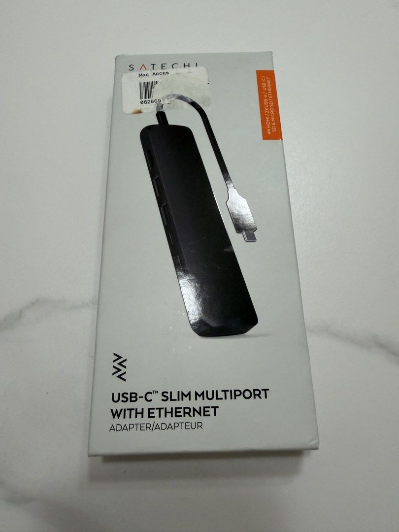 Satechi USB-C Slim Multiport Adapter with Ethernet405978816898682880