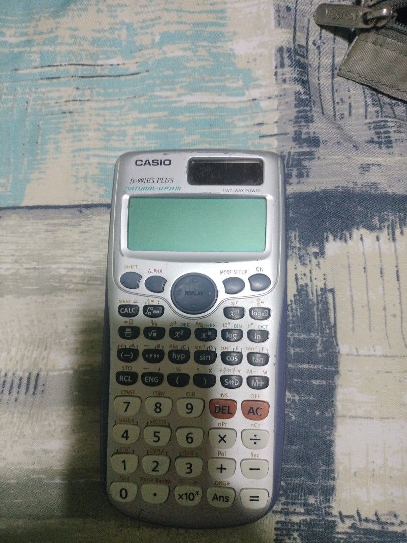Scientific calculator (Category: Office & Business Technology) located in Cavite. Submitted by indigence (Listing ID 1427274404, Image 1). Description: - Casio FX-991ES PLUS Scientific Calculator - Clear display - Ideal for students and professionals - Features all essential scientific functions.