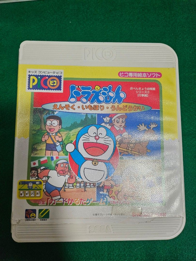 Sega Pico Doraemon & Doremifa Video Game Cartridges (Category: Nintendo) located in Quezon City. Submitted by lamoure_demavie (Listing ID 1427228654, Image 3). Description: WYSIWYG -Preloved -signs of use -circa 1997 -as is/ untested(no console) -collectible -FIRM PRICE.