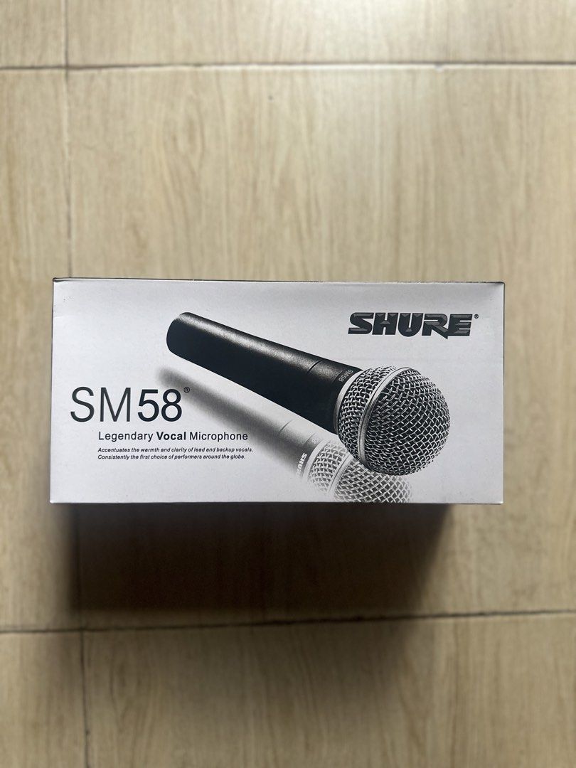 Shure SM58 Microphone (Category: Microphones) located in Paranaque City. Submitted by antonmiguelreyesdavid2-63161 (Listing ID 1427234165, Image 3). Description: Shure SM 58 (High quality duplicate) Last 5 Stocks.‼️‼️‼️ Been using the same Shure SM58 Dup since 2021 for my gigs. (Proof that this item is quality and durable.) I can send you videos of me using the same mic for your reference. Available for meet up around Paranaque City. Lalamove or 