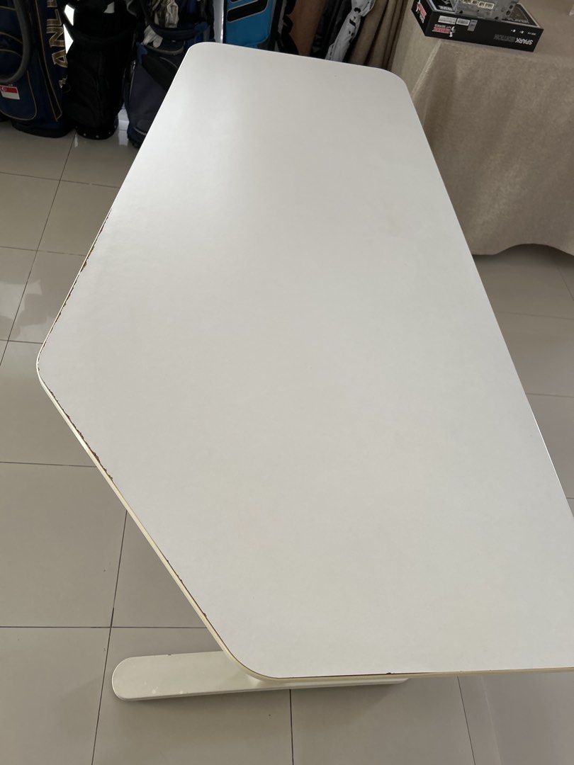 Study table ikea (Category: Tables & Sets) located in Singapore. Submitted by hongcp (Listing ID 1427168097, Image 3). Description: IKEA table . Self collection from Seletar hills estate or Delivery $20 Getting rid as I got a new table .