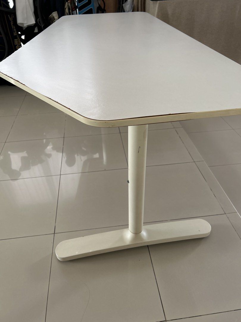 Study table ikea (Category: Tables & Sets) located in Singapore. Submitted by hongcp (Listing ID 1427168097, Image 2). Description: IKEA table . Self collection from Seletar hills estate or Delivery $20 Getting rid as I got a new table .