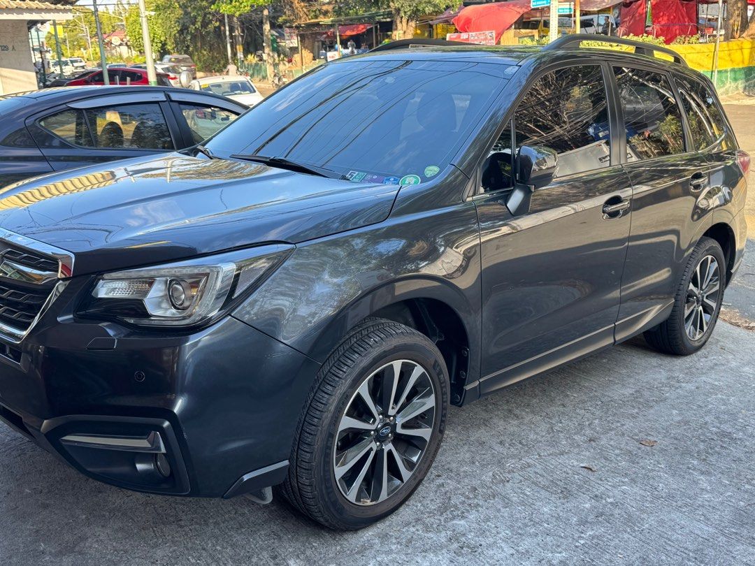 Subaru Forester 2.0 i Premium (A) (Category: Used Cars) located in Paranaque City. Submitted by seky15 (Listing ID 1425450838, Image 2). Description: For Sale: 2018 Subaru Forrester 2.0i Premium Model (Automatic Transmission) Make and Model: 2018 Subaru Forester 2.0i Premium Model (A/T) Selling Price: P620k Color: Dark blue pearl Mileage: 75,000 kilometers With sun roof Well maintained.