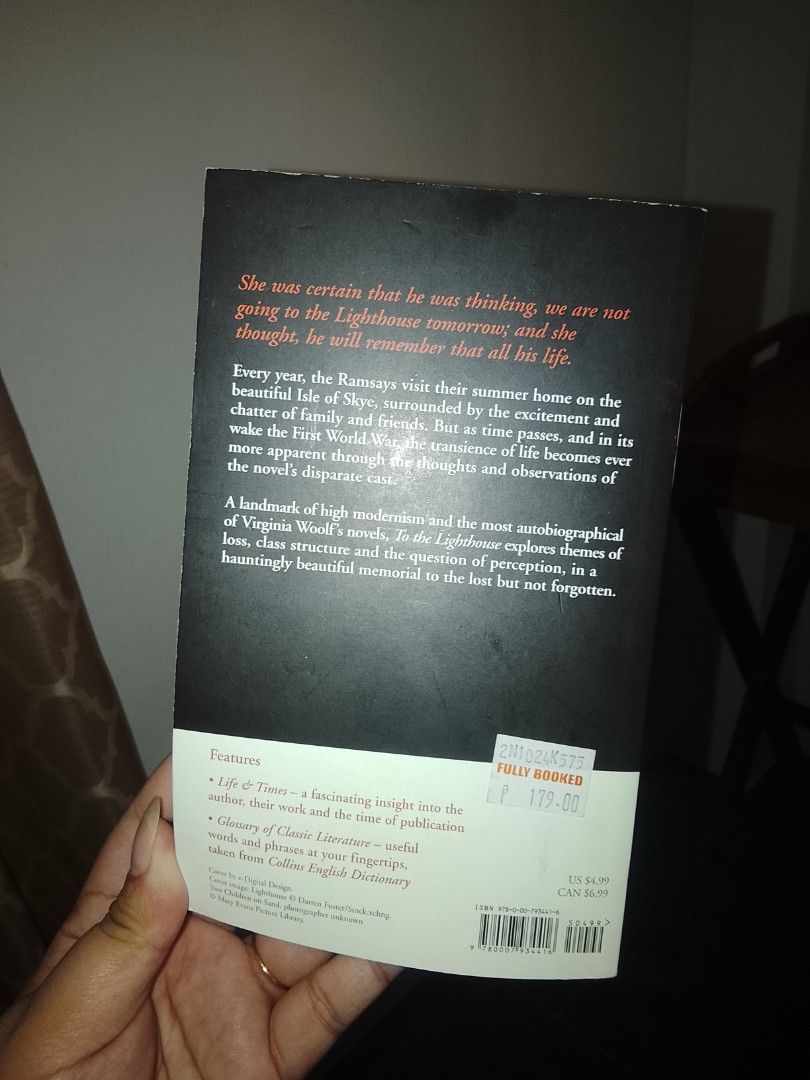 To the Lighthouse by Virginia Woolf (Category: Storybooks) located in Bacoor. Submitted by worldstarr (Listing ID 1427194031, Image 2). Description: Priced at 179..