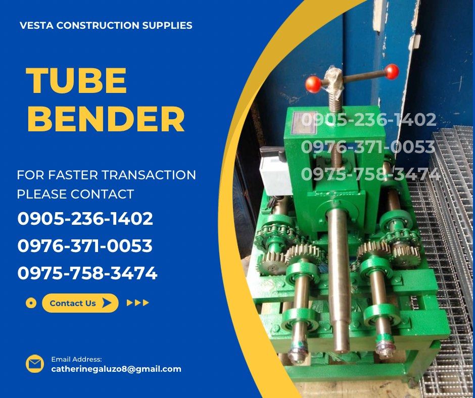TUBE BENDER (Category: Construction Tools & Equipment) located in Manila. Submitted by cathvesta_sales (Listing ID 1427177037, Image 1). Description: .