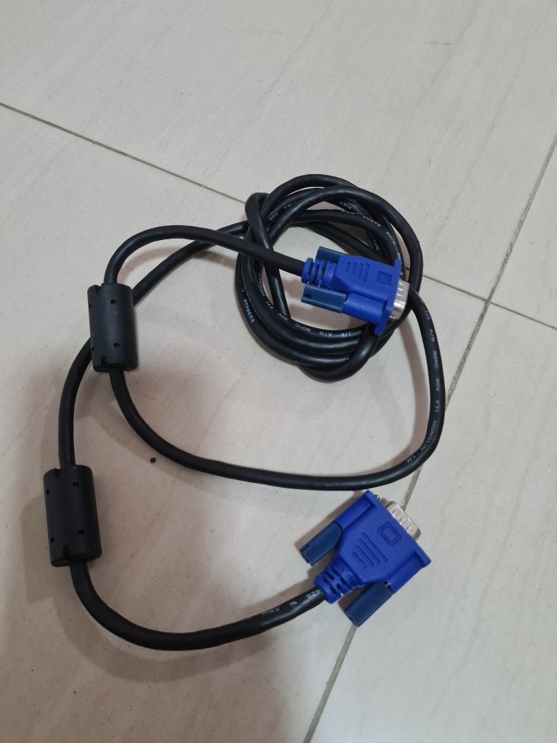 VGA Cable - Blue Connectors405978815923507200