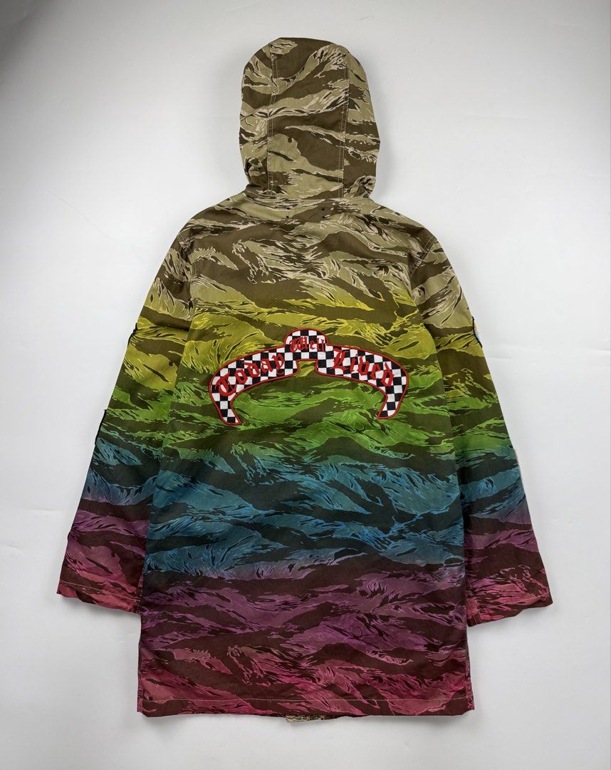 Amiri Oversized Ombre Tiger Long Parka (Category: Coats, Jackets and Outerwear) located in Paranaque City. Submitted by _baclarancartel (Listing ID 1427483353, Image 2). Description: Amiri Oversized Ombre Tiger Long Parka Sz XS fits XL Check measurements 9/10 Condition Width: 23 Length: 35.5 Shoulder: 17.5 Sleeve: 25.5.