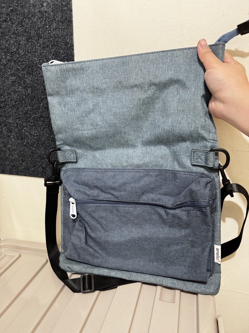Anello Messenger Shoulder Bag (Category: Sling Bags) located in Del Monte. Submitted by declutterwisa (Listing ID 1427476506, Image 3). Description: Navy Blue color RFS: decluttering 📍Congressional, QC.