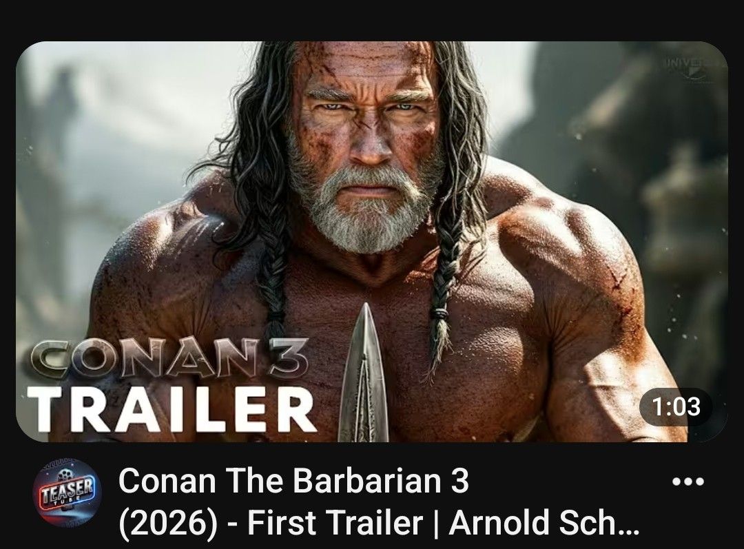 Arnold 2026 Conan The Barbarian 3 King Conan, Hobbies & Toys, Music ...