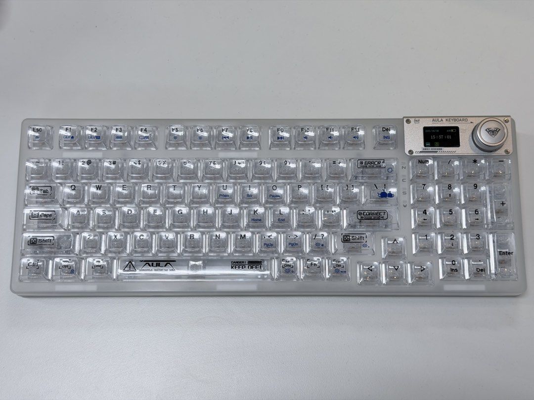 AULA Mechanical Keyboard - Crystal Clear, Computers & Tech, Parts ...