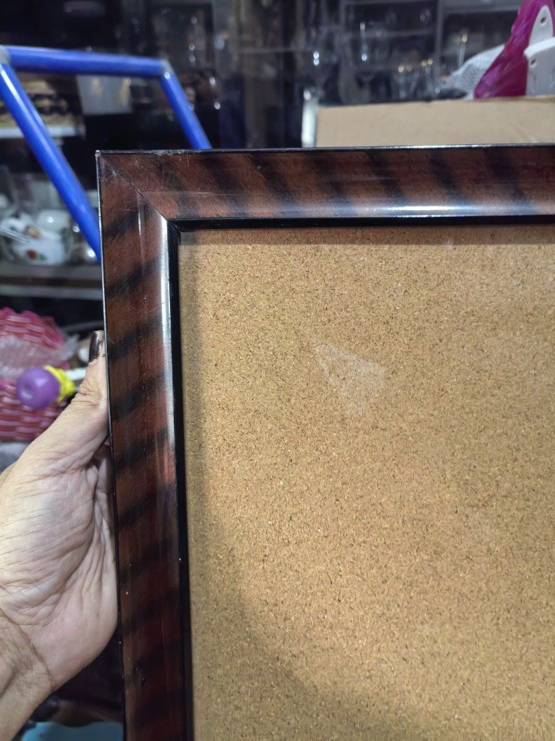 Blank Wood and Glass Frame (Category: Frames & Pictures) located in Cebu City. Submitted by dudes_villanueva (Listing ID 1427441661, Image 3). Description: Blank Wood and Glass Frame 📌In good condition. Has paint chips on edges but already covered up. 📌No hanging String. Display Area: L12.25xH17 in Frame Size: L14.5xH19.25 in Japan Surplus .