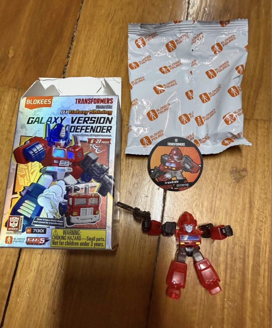 Blokees Transformers Galaxy Version 1 Defender Ironhide (Category: Action & Battle Toys) located in Manila. Submitted by a.c.shop (Listing ID 1427314960, Image 1). Description: .