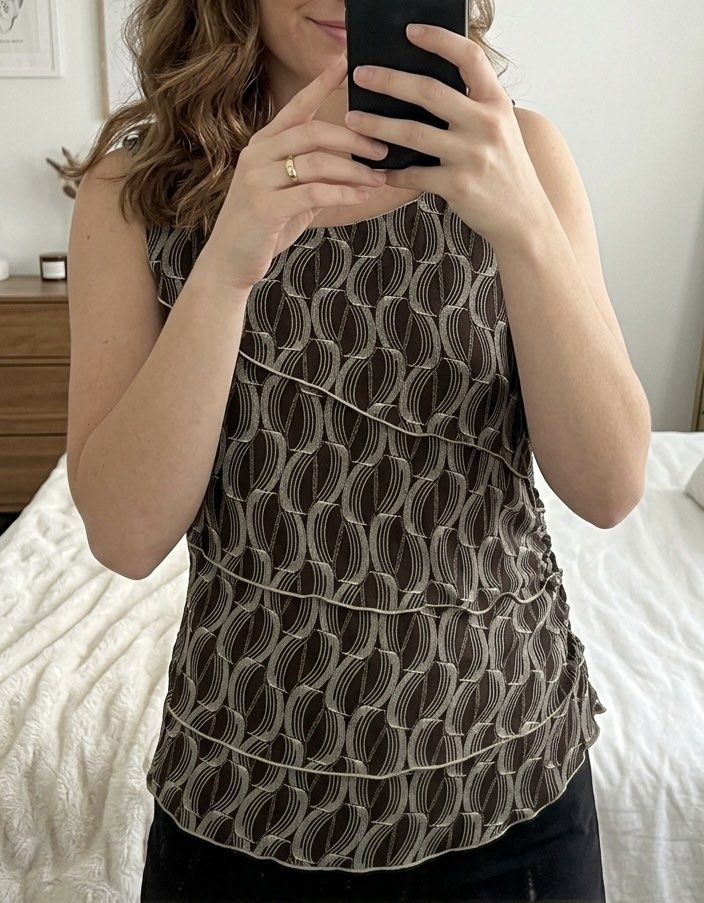 Brown Tank Top (Category: Blouses) located in Marilao. Submitted by dnncsd (Listing ID 1394073158, Image 1). Description: Small.