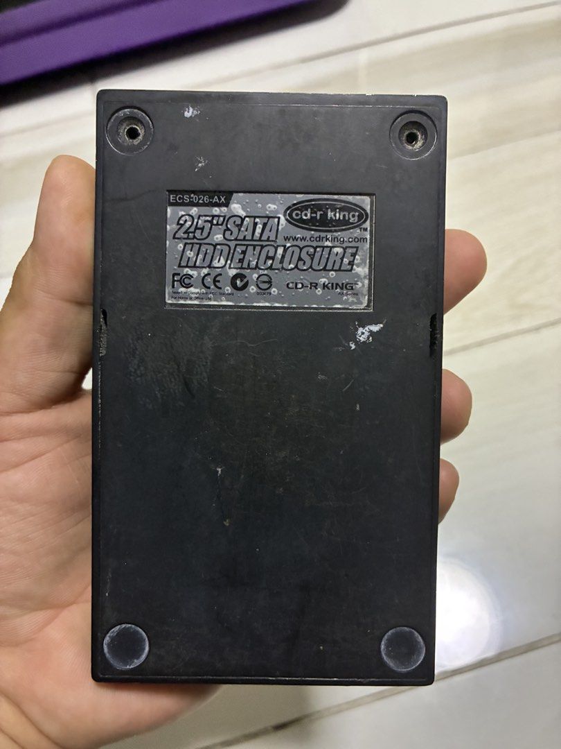 CD-R King 2.5" SATA HDD Enclosure (Category: Hard Disks & Thumbdrives) located in General Mariano Alvarez. Submitted by lucian91 (Listing ID 1427314358, Image 3). Description: .