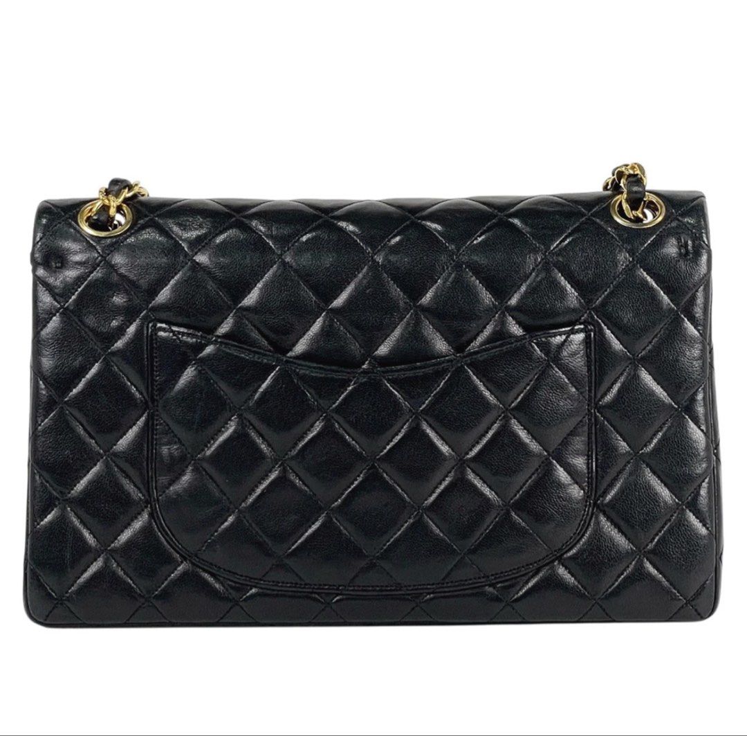 Chanel Double Flap Chain Shoulder Bag, Coco Mark, Leather, Black, A01112 (Category: Luxury Bags & Wallets) located in Las Pinas. Submitted by daisuki_japan_luxury_by_reiko (Listing ID 1427345892, Image 3). Description: Brand name Chanel Brand condition rank Rank B Model Double flap chain shoulder bag type Matelassé line Coco Mark Model number A01112 subject Women's width Approximately 25cm height Approximately 15cm depth Approximately 6.5cm Shoul