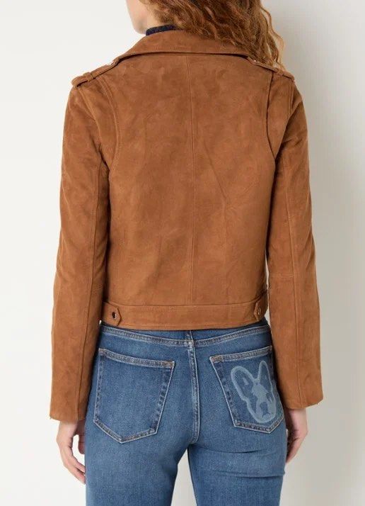 Claudie Pierlot Suede Authentic Biker Leather Jacket (Category: Coats, Jackets and Outerwear) located in Santa Rosa. Submitted by jayneth8 (Listing ID 1427426641, Image 3). Description: Luxurious Claudie Pierlott Suede Jacket Super good deal retails @ 29k Didn’t fit me anymore also available in White and Red leather jacket Slight discoloration because of my lighting but it’s the same w the first pic Money back if proven fake! No issues .