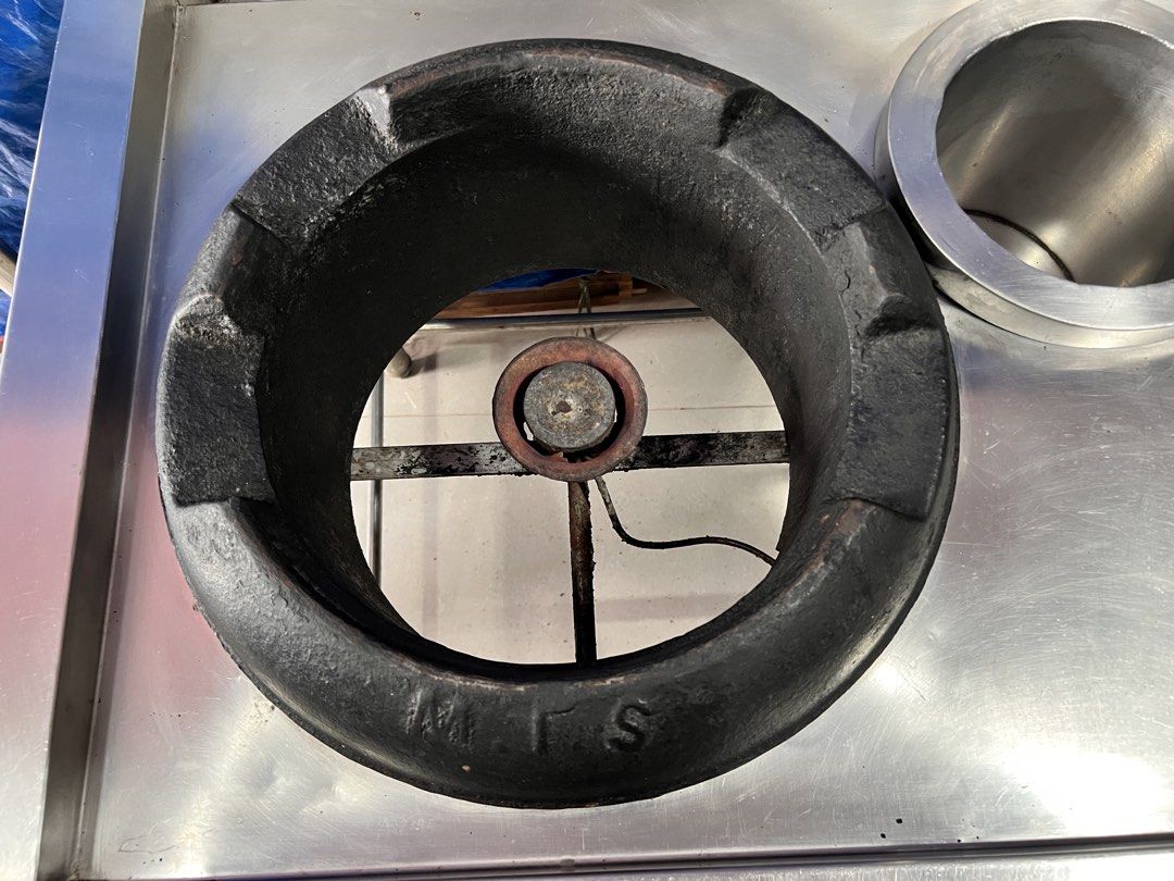 Commercial Double Wok Burner with Sink (Category: Cookware & Accessories) located in Quezon City. Submitted by mybee (Listing ID 1427310952, Image 3). Description: FOR SALE: Commercial Double Wok Burner with Sink 🔥 ✔ Stainless steel body ✔ 2 heavy-duty wok burners ✔ Built-in sink with faucet ✔ With gas hose and controls ✔ Ideal for food business / carinderia / commissary ✔ RFS: No longer using it ✔ Condition: Pre-owned. Not tested recently, sell