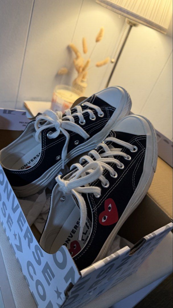 Converse Comme des Garcons Play Sneakers (Category: Sneakers) located in Las Pinas. Submitted by lanasmom (Listing ID 1427451151, Image 2). Description: Original price 12k, barely used.