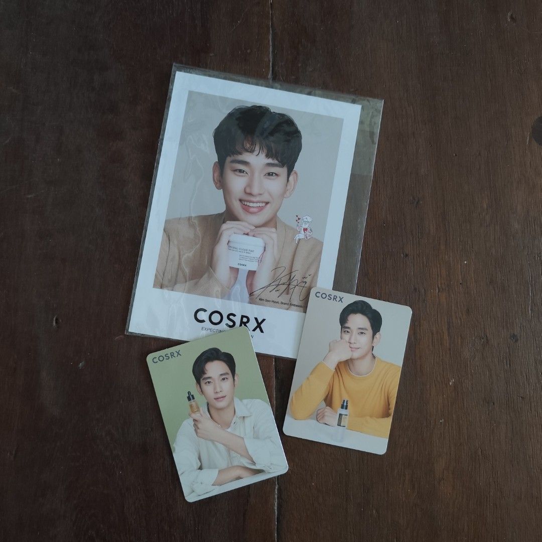 COSRX Kim Soo Hyun Photocards (Category: K-Wave Merchandise) located in Muntinlupa City. Submitted by iveereads (Listing ID 1427330454, Image 1). Description: Kim Soo Hyun COSRX photocards & postcard dm for more pics/information .