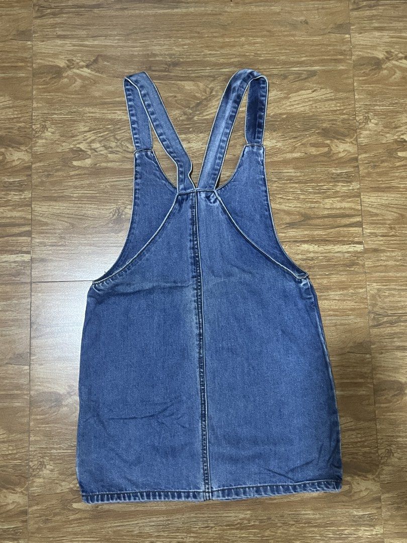 Denim Jumper Dress (Category: Dresses) located in Manila. Submitted by haleysellsstuff (Listing ID 1427407896, Image 2). Description: from japan !.