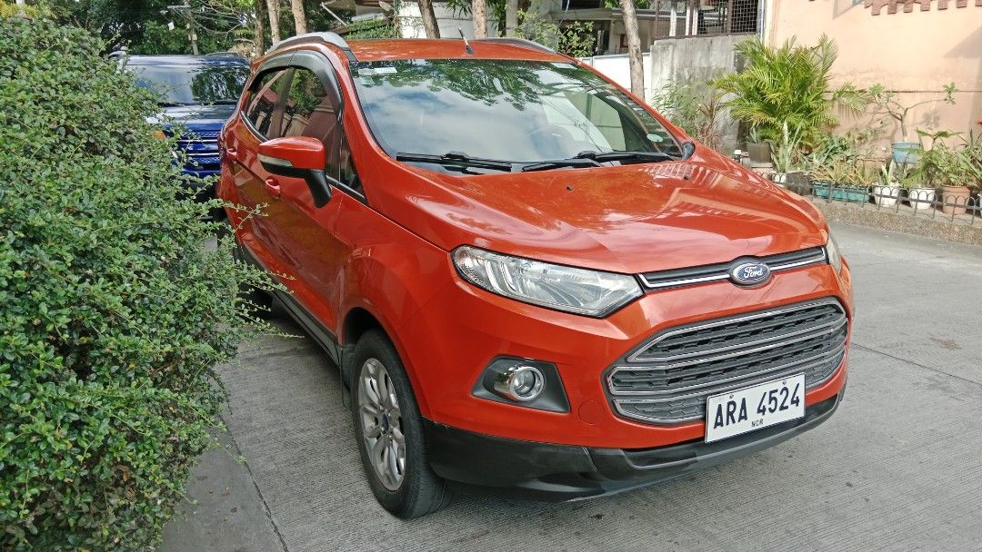 Ford EcoSport Titanium Auto (Category: Used Cars) located in Las Pinas. Submitted by myraflores317 (Listing ID 1427377949, Image 1). Description: NOT FLOODED Color: MICA RED Lady driven well maintained updated registration.